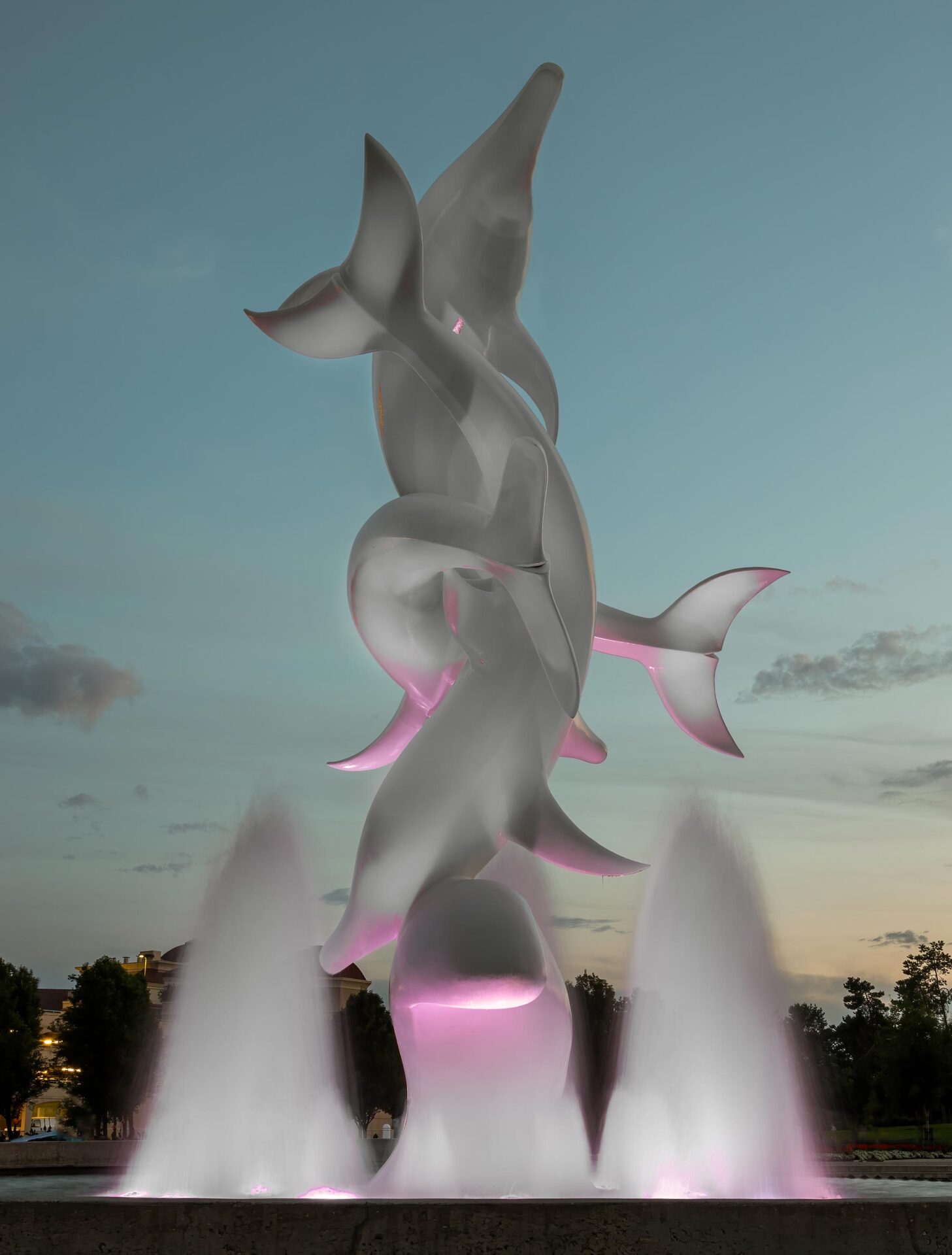 Rhapsody Dolphins Statue Kelowna BC 5