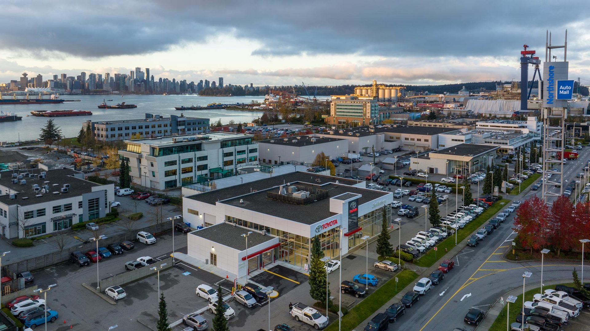 Jim Pattison Toyota Northshore Dealership, North Vancouver BC